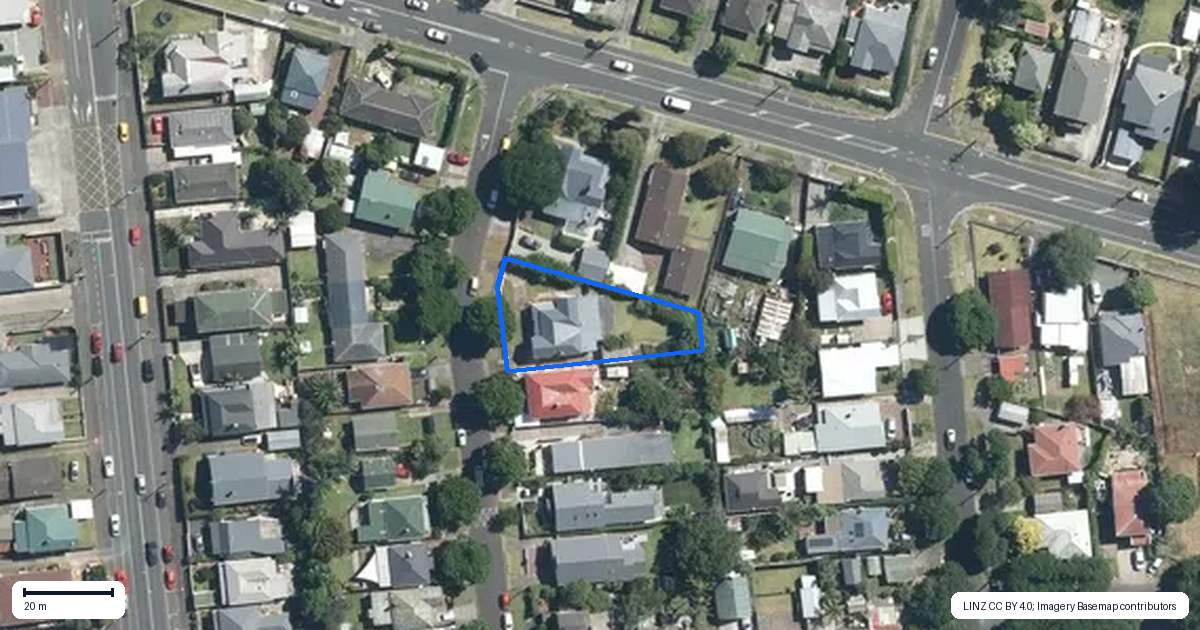 Property context map for 59 Cardwell Street, Onehunga, Auckland