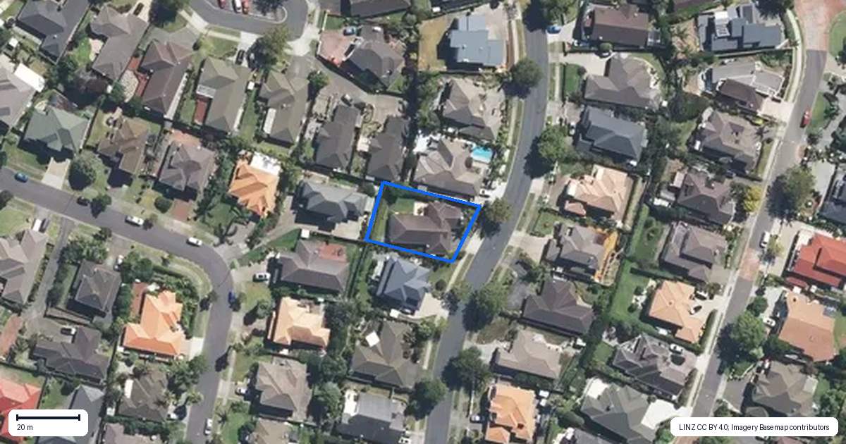 Property context map for 27 Lansell Drive, East Tamaki Heights, Auckland