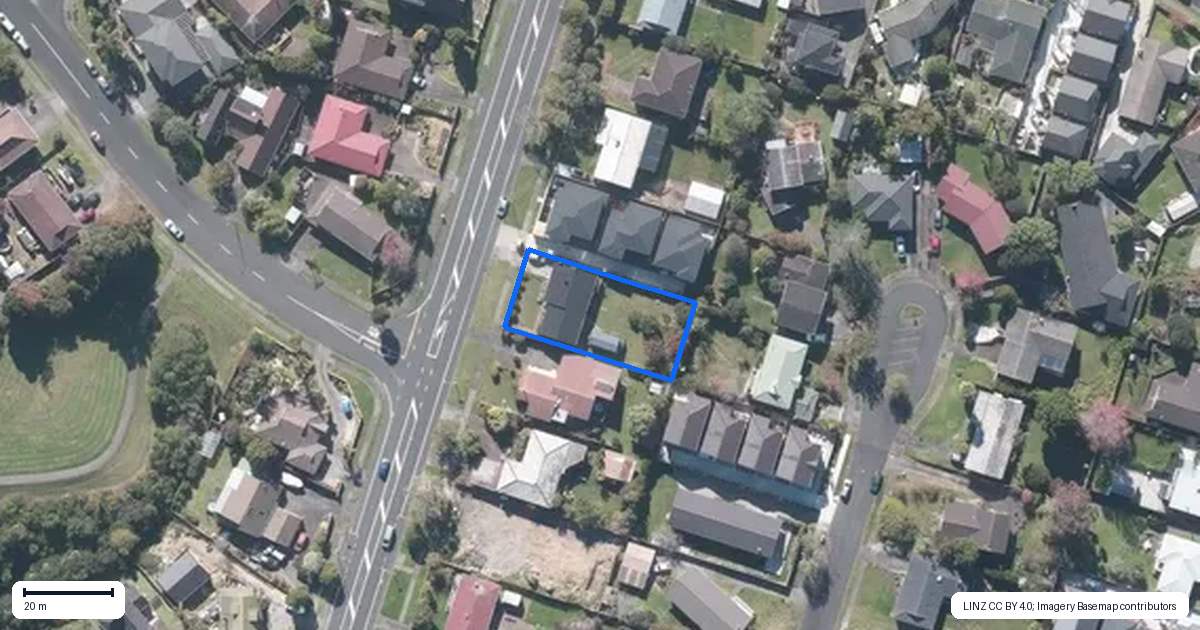 Property context map for 78 Botany Road, Botany Downs, Auckland