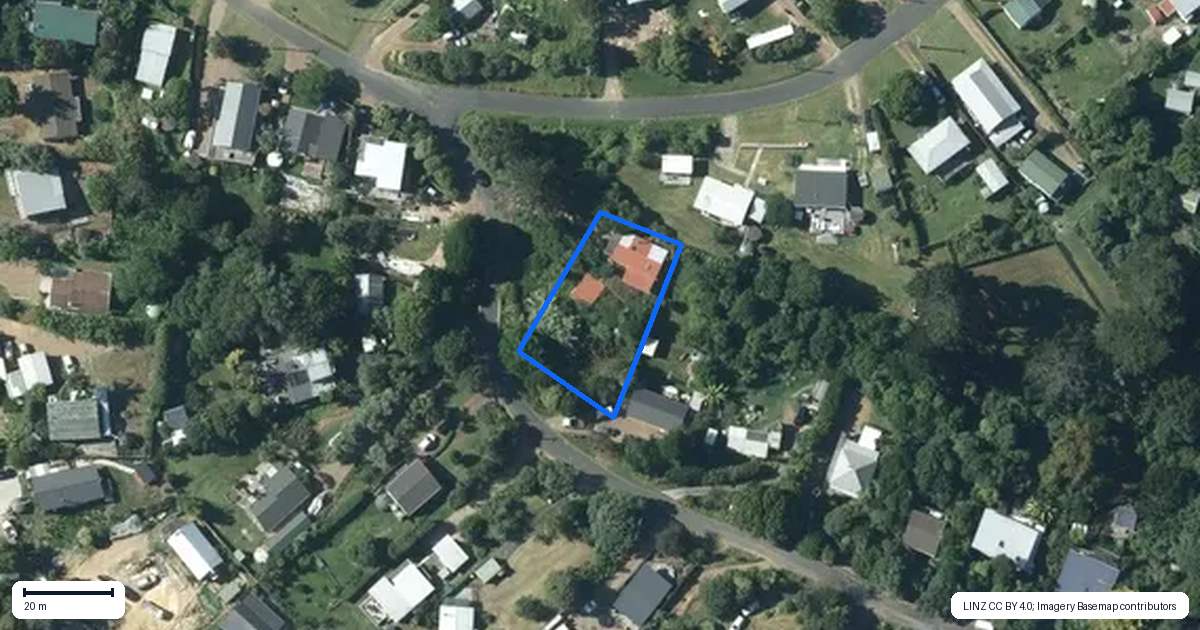 Property context map for 13 Trig Hill Road, Onetangi, Waiheke Island