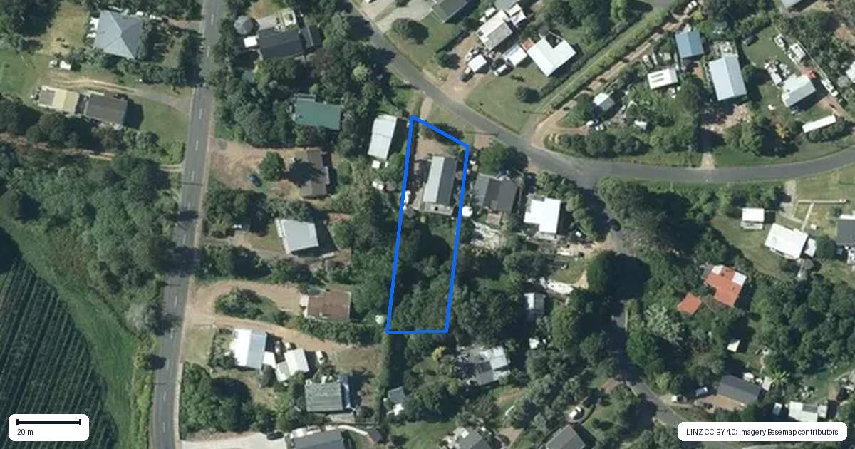 Property context map for 6 Trig Hill Road, Onetangi, Waiheke Island