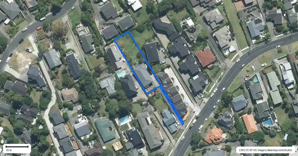 Property context map for 43 Kowhai Road, Mairangi Bay, Auckland