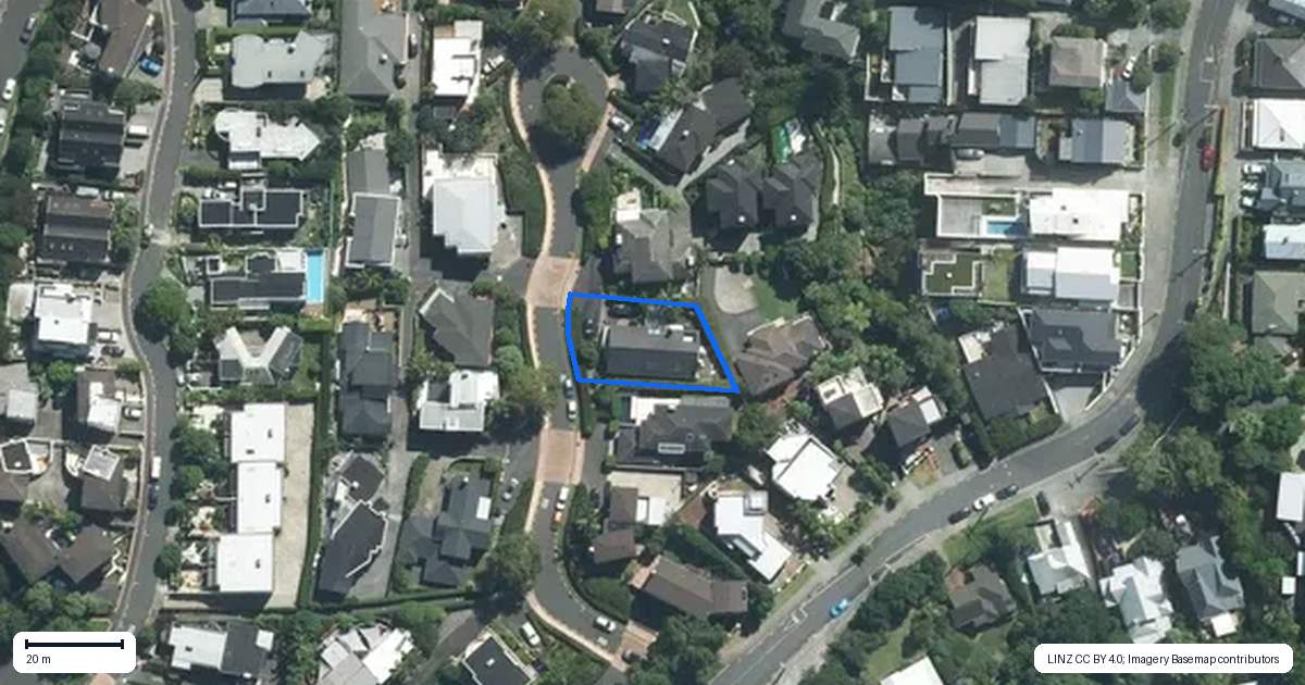 Property context map for 7 Maui Grove, Remuera, Auckland