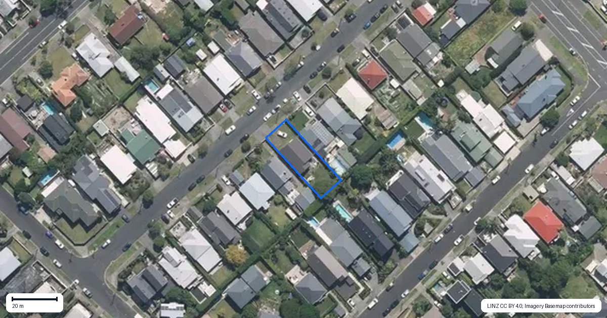 Property context map for 14 Oban Road, Westmere, Auckland