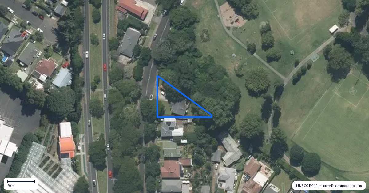 Property context map for 71 Malvern Road, Morningside, Auckland