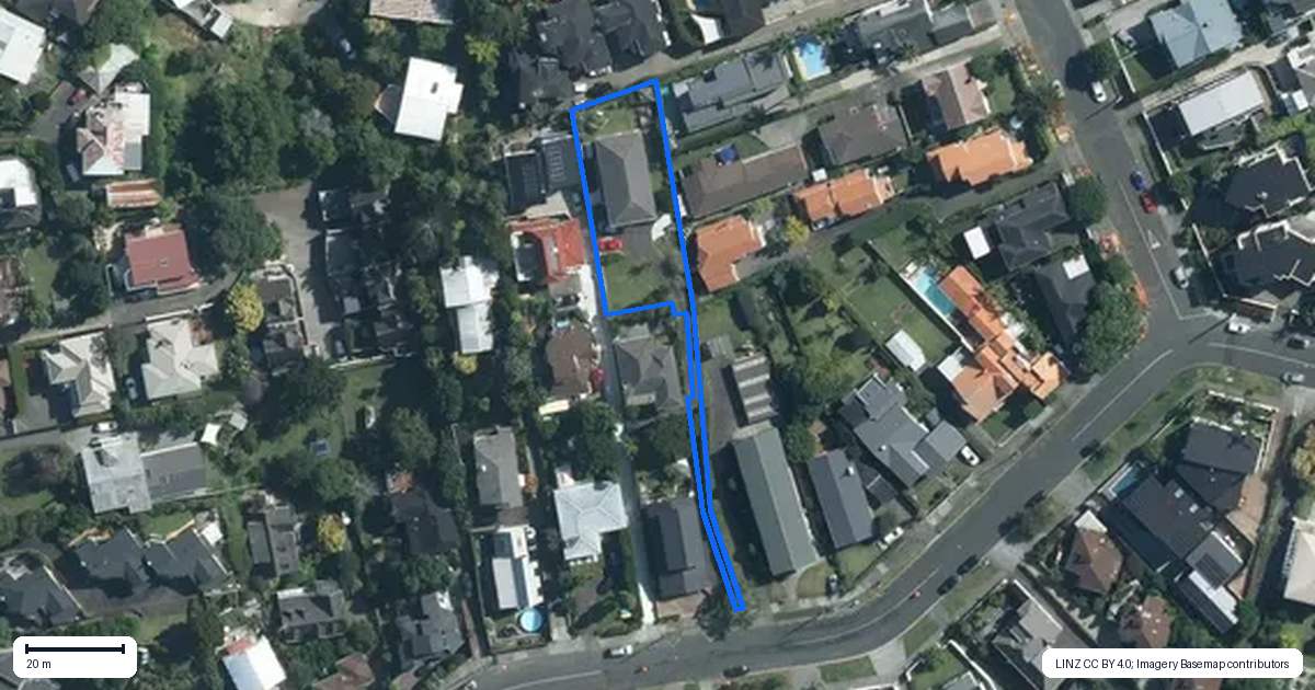 Property context map for 12A Rarangi Road, Saint Heliers, Auckland