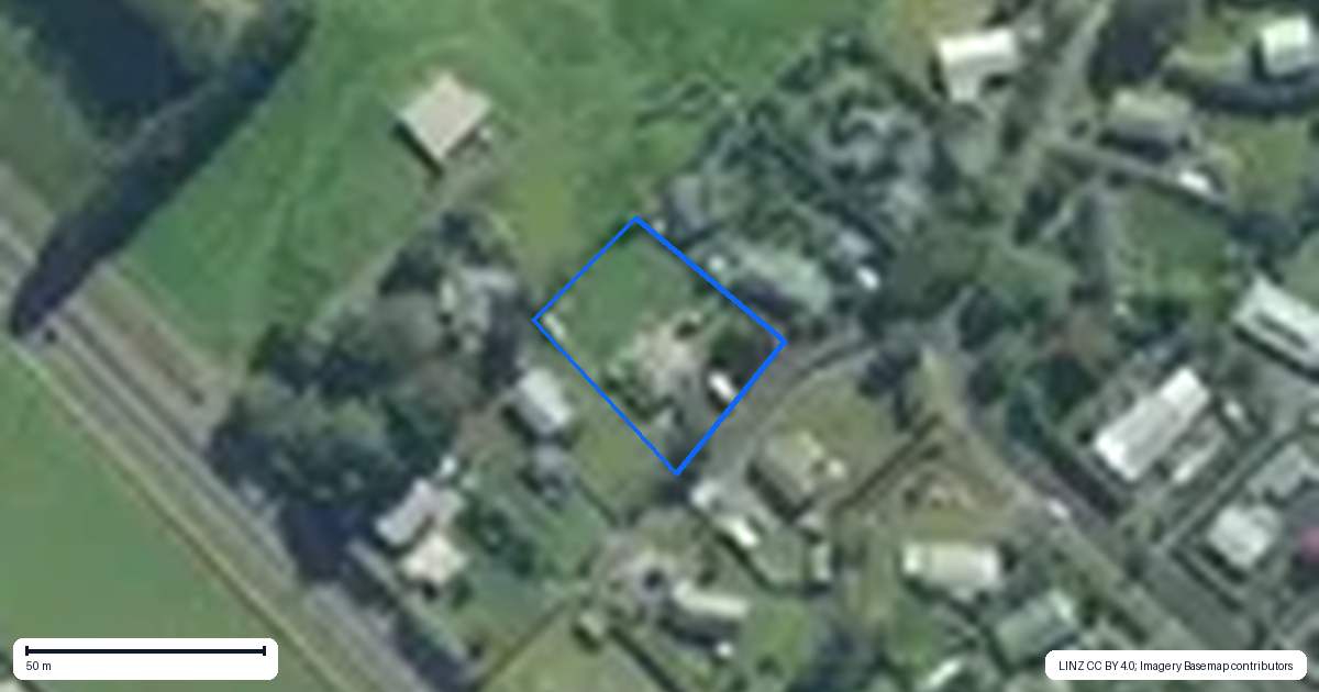 Property context map for 39 Mawson Avenue, Waipapa
