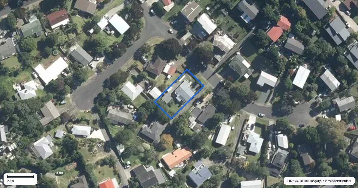 Property context map for 7 William Hadlow Place, Hatfields Beach, Orewa