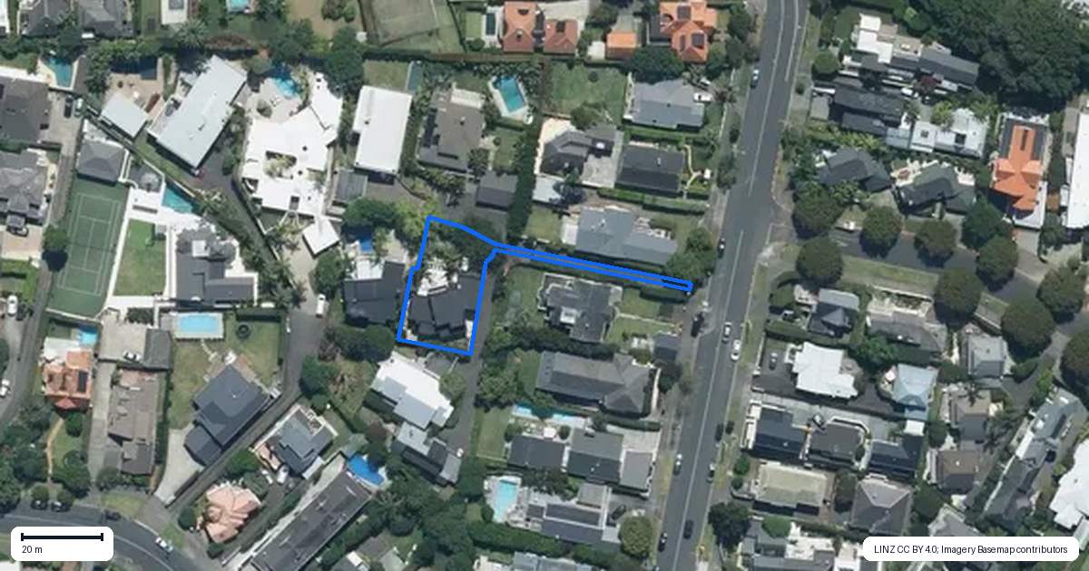 Property context map for 1/142 Upland Road, Remuera, Auckland