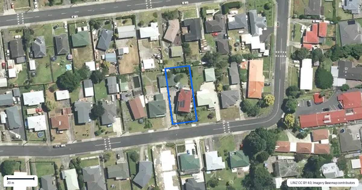 Property context map for 17 Royston Street, Rosehill, Papakura