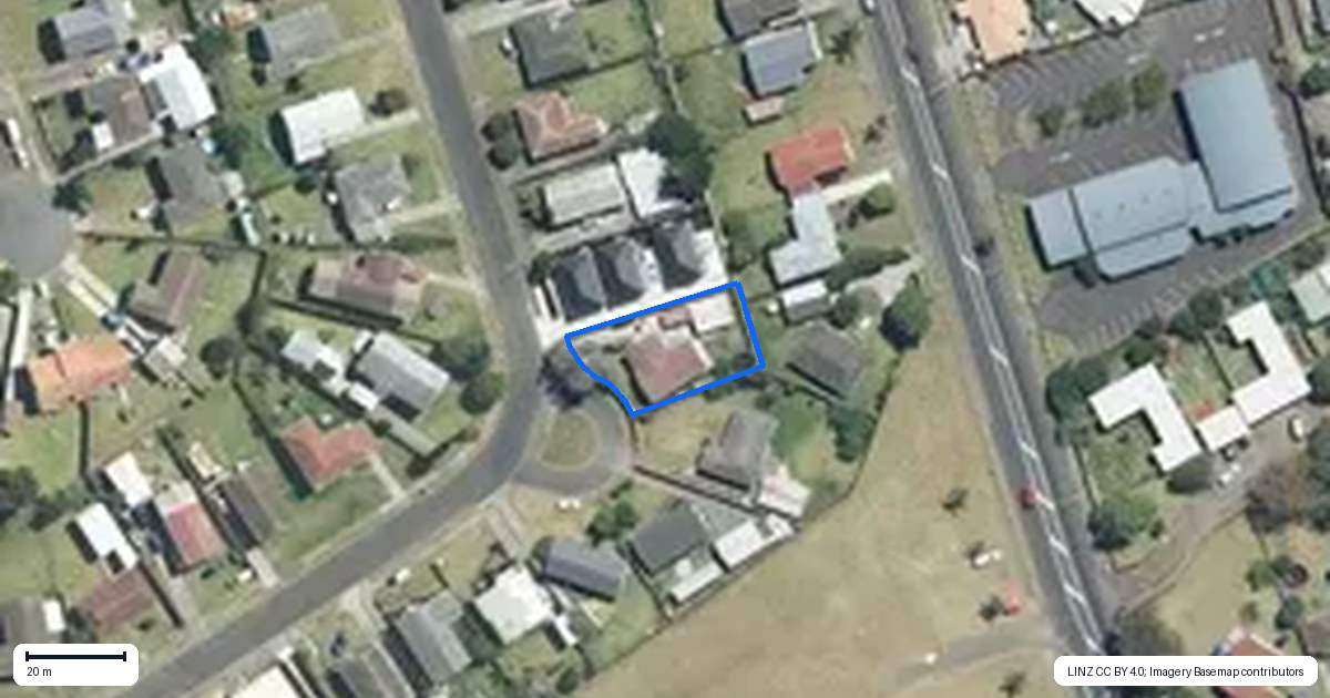 Property context map for 73 Calthorp Close, Favona, Auckland