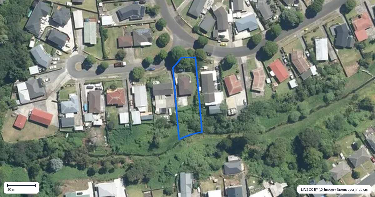 Property context map for 2 Misty Place, Papatoetoe, Auckland