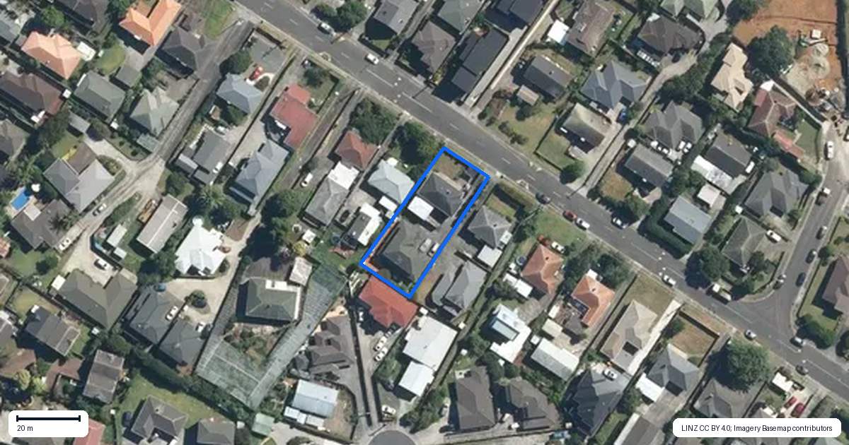 Property context map for 22A Haughey Avenue, Three Kings, Auckland