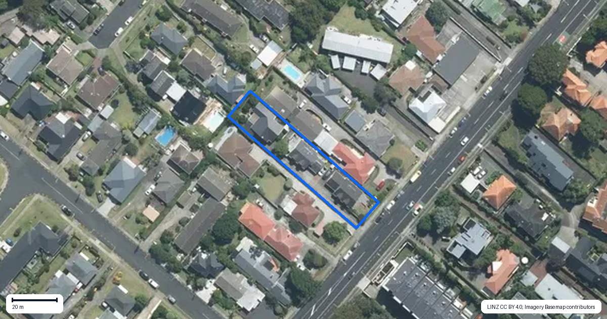 Property context map for 3/139 Shakespeare Road, Milford, Auckland