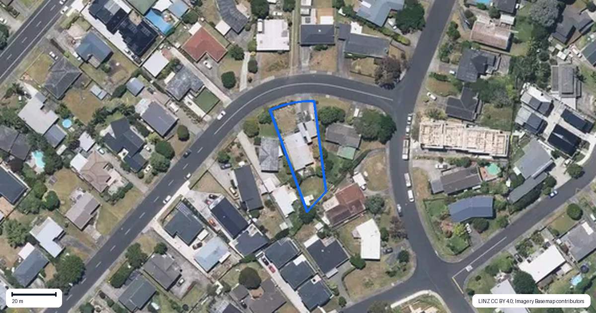Property context map for 87 Angelo Avenue, Howick, Auckland