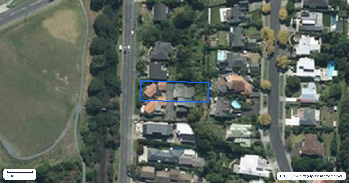 Property context map for 189C Portland Road, Remuera, Auckland