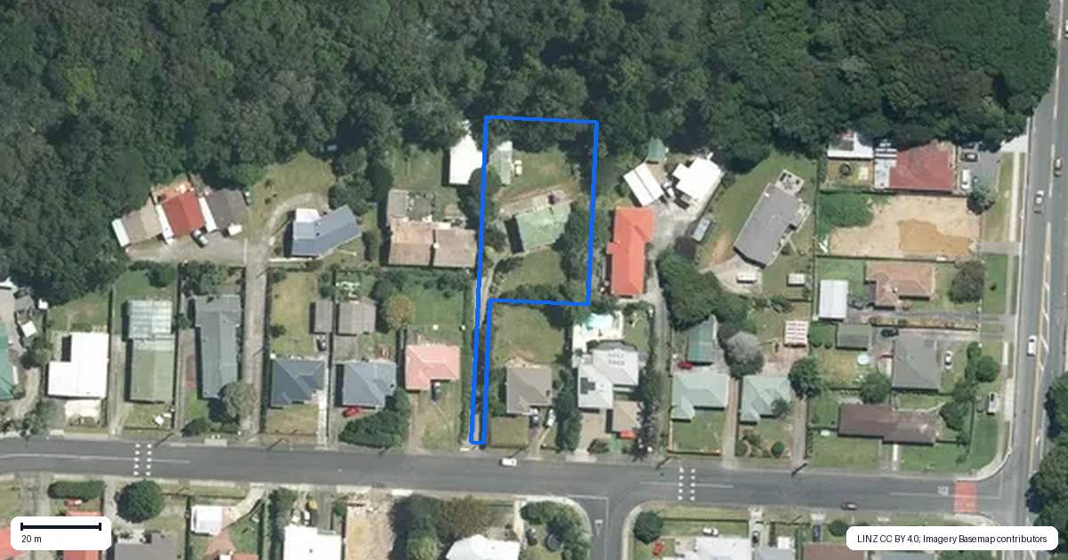 Property context map for 7A Rosehill Drive, Rosehill, Papakura