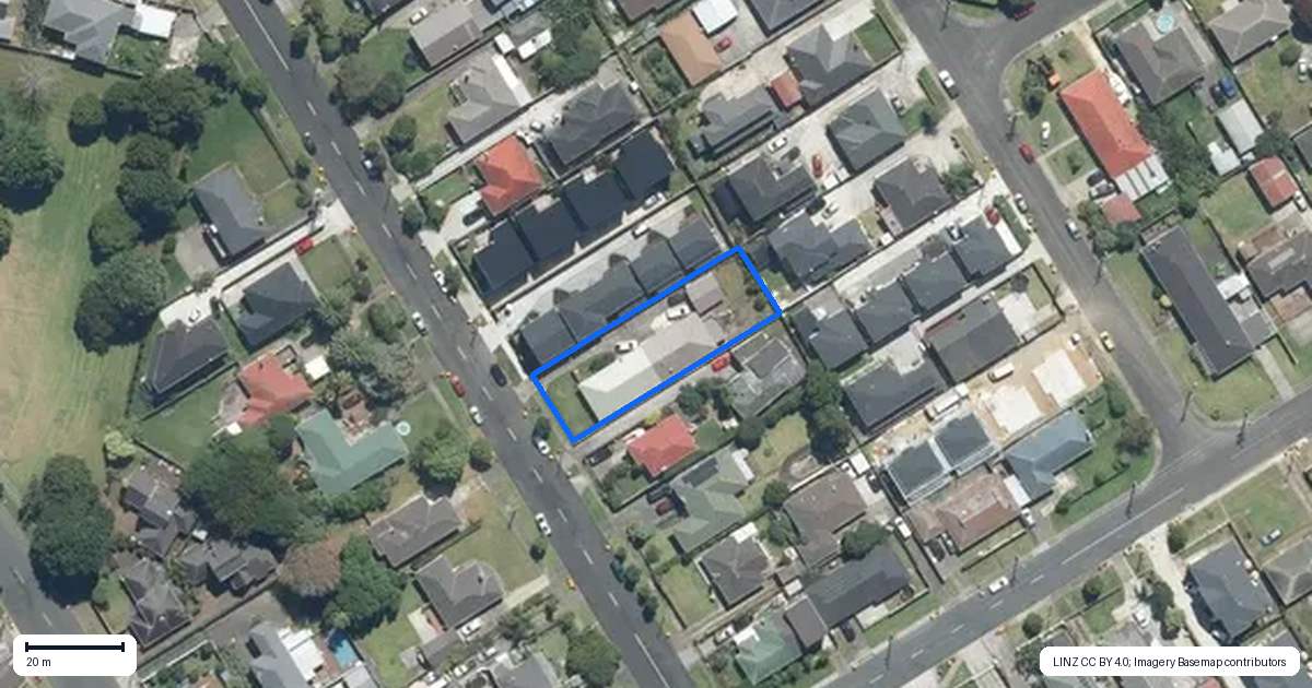 Property context map for 64A Kautami Avenue, Papatoetoe, Auckland