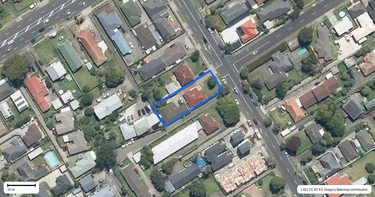 Property context map for 5A Huia Road, Papatoetoe, Auckland