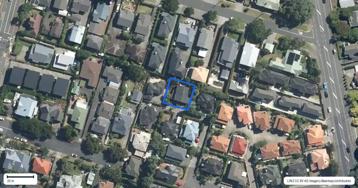 Property context map for 29 Goodland Street, Royal Oak, Auckland