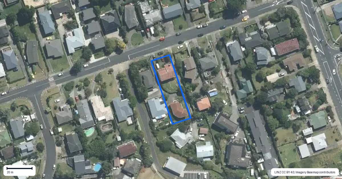 Property context map for 1/16 Bond Crescent, Forrest Hill, Auckland