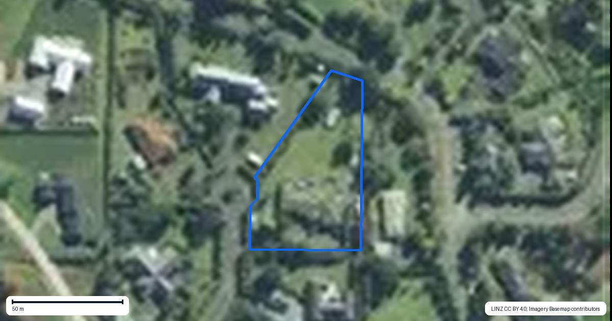 Property context map for 6 Ascot Downs Lane, Kerikeri