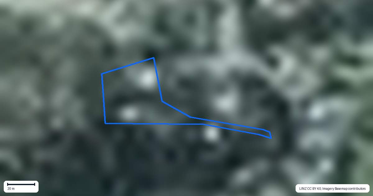 Property context map for 23 Gap Road, Manukau Heads, Awhitu