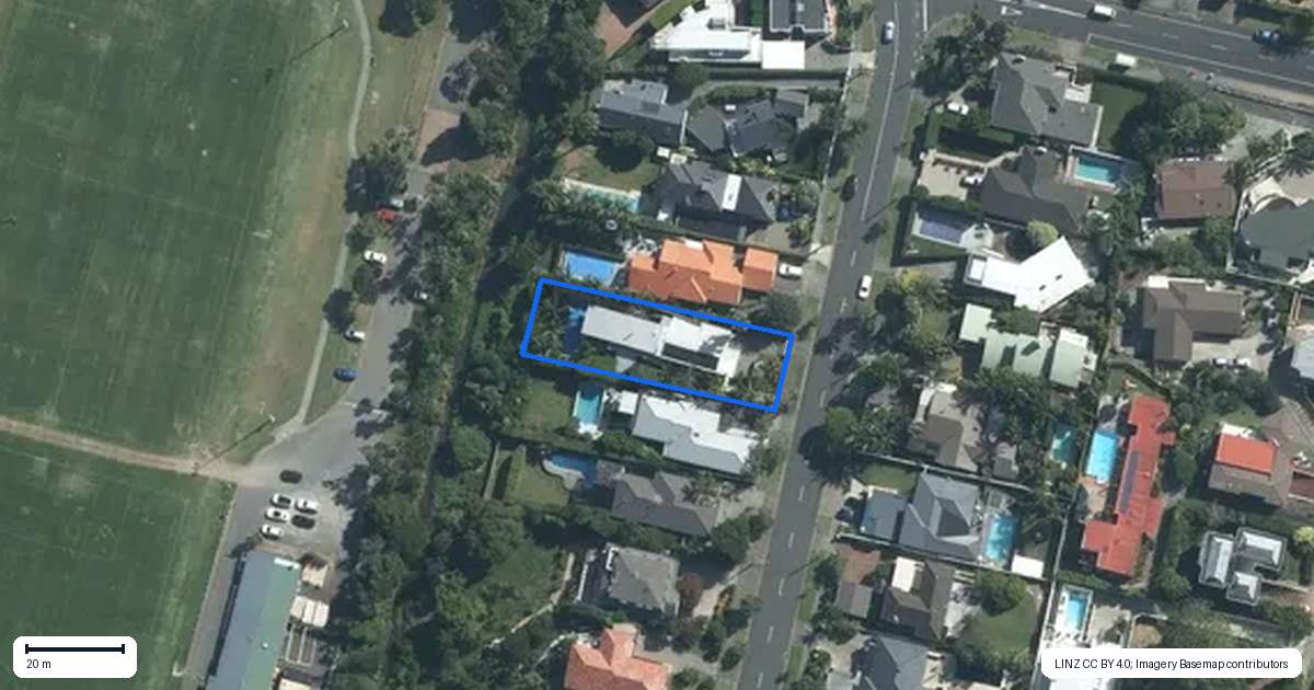 Property context map for 9 Allum Street, Kohimarama, Auckland