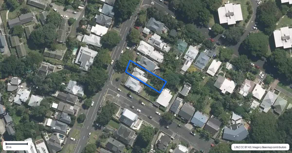 Property context map for 41 Hepburn Street, Freemans Bay, Auckland