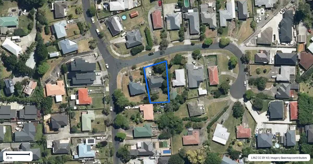 Property context map for 3 Jamaica Place, Blockhouse Bay, Auckland