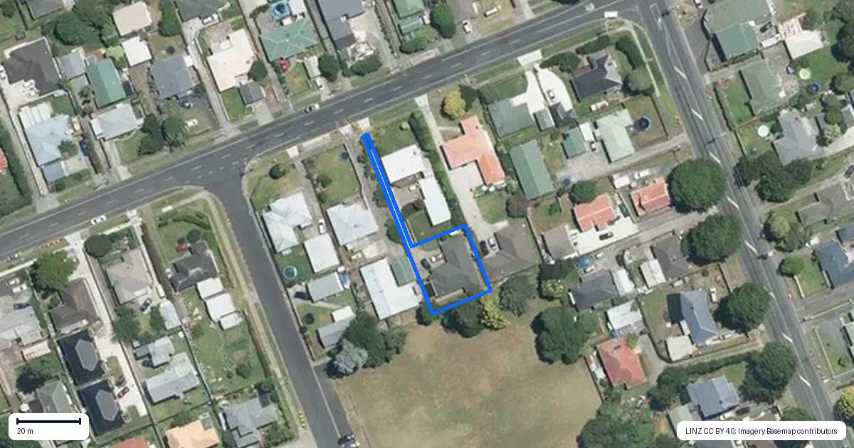 Property context map for 149A Old Wairoa Road, Papakura