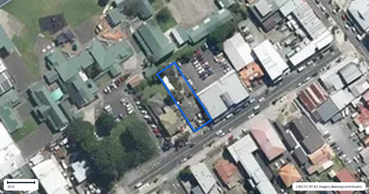 Property context map for 25 Station Road, Otahuhu, Auckland