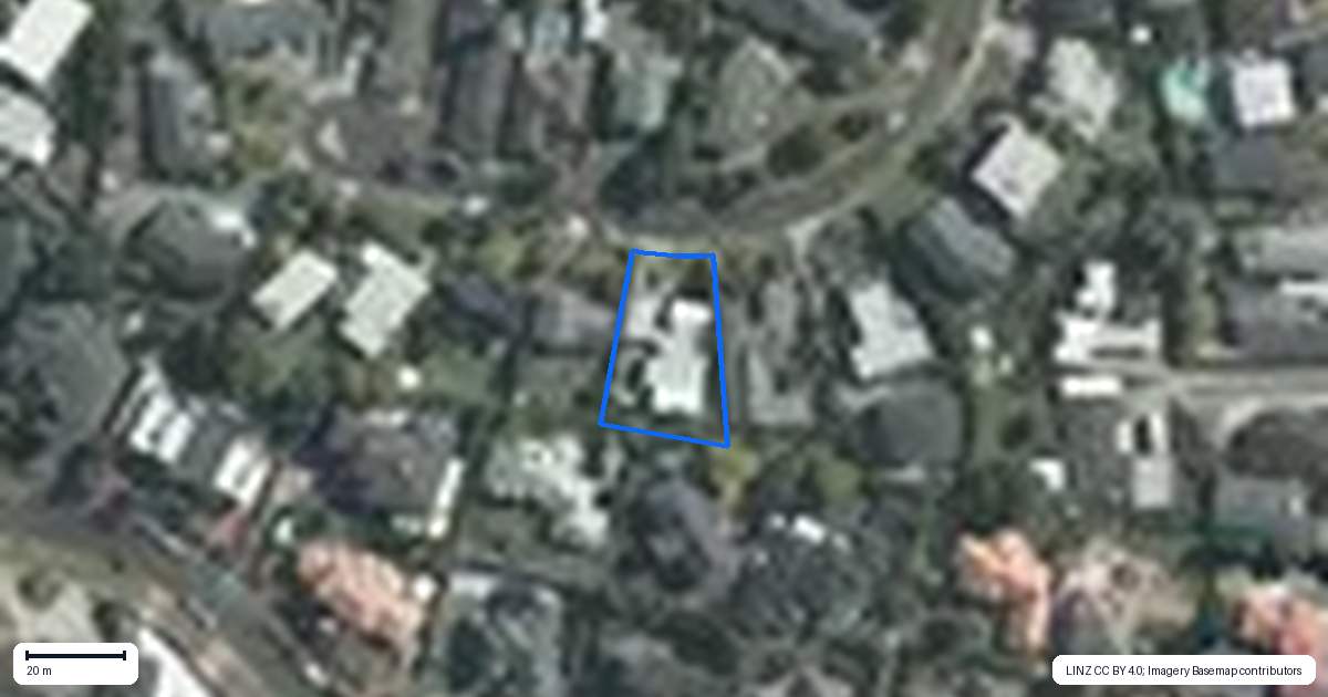 Property context map for 14 The Anchorage, Sunnyhills, Auckland