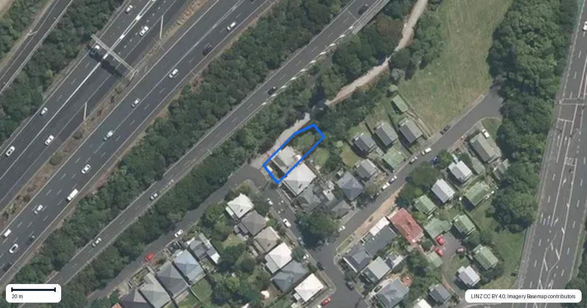 Property context map for 71 Virginia Avenue West, Eden Terrace, Auckland