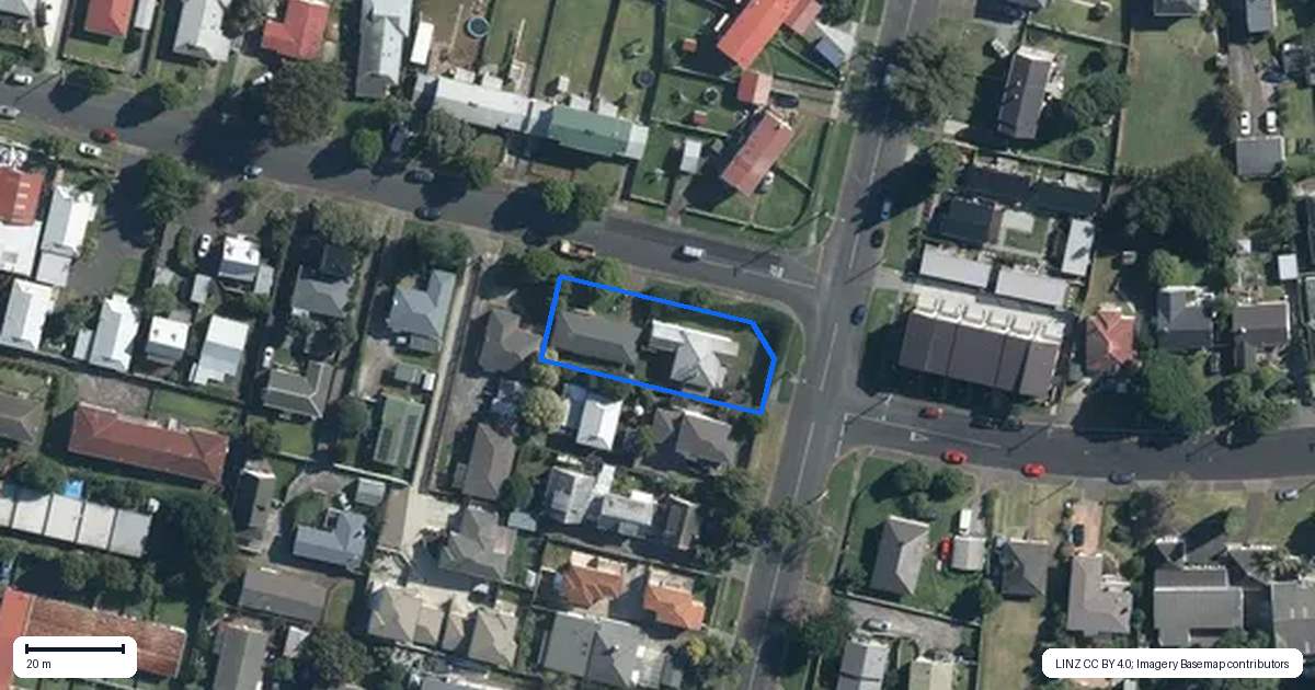 Property context map for 70 Pilkington Road, Panmure, Auckland