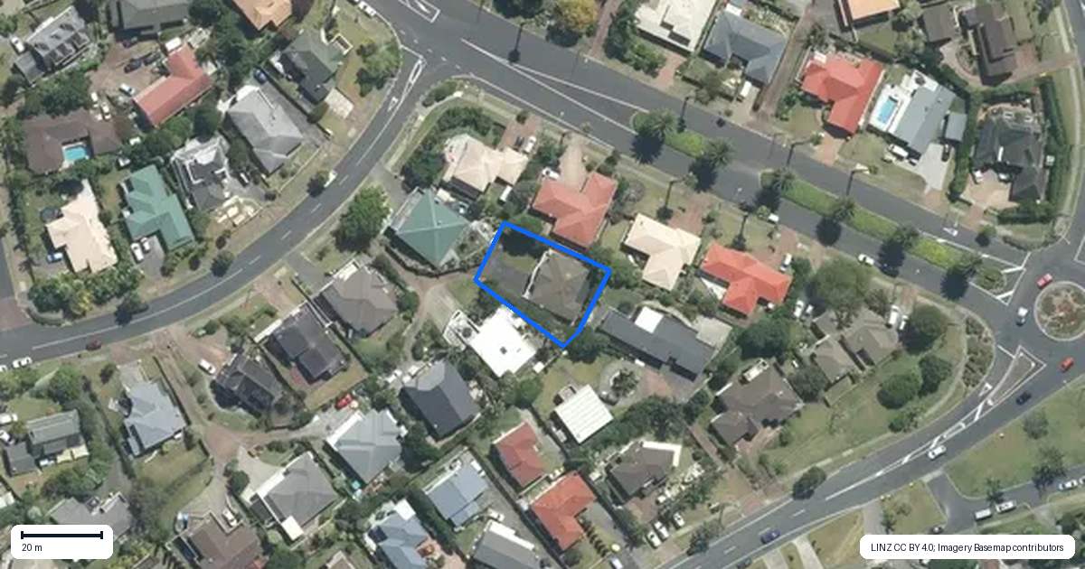 Property context map for 6 Goldfinch Rise, Unsworth Heights, Auckland