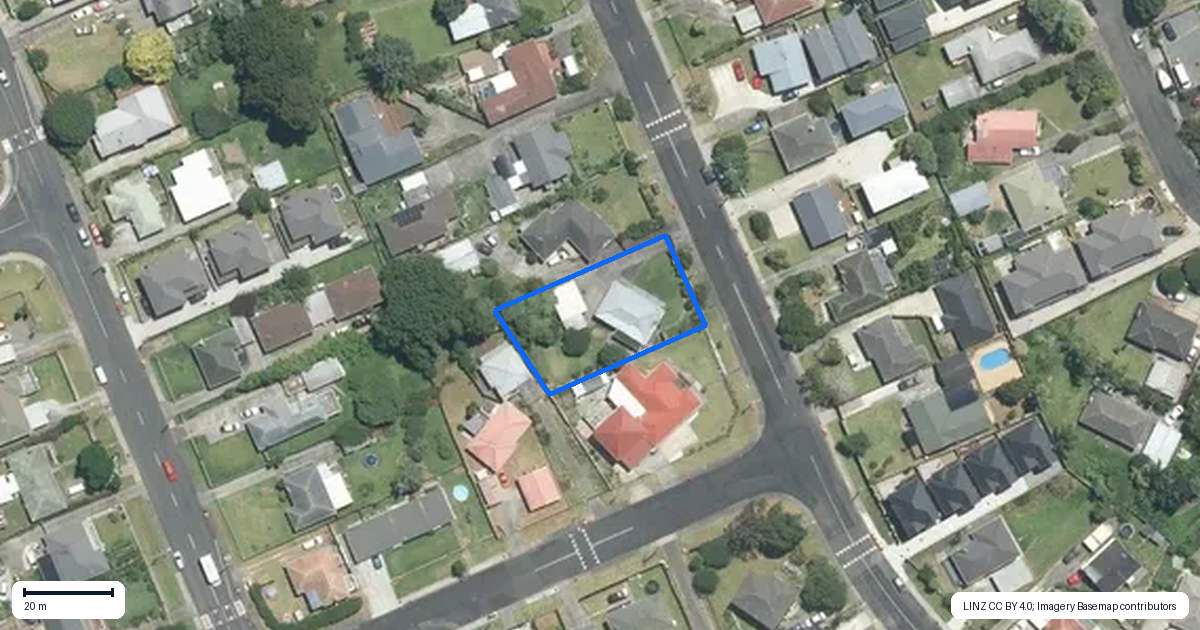 Property context map for 29 Buller Crescent, Manurewa, Auckland