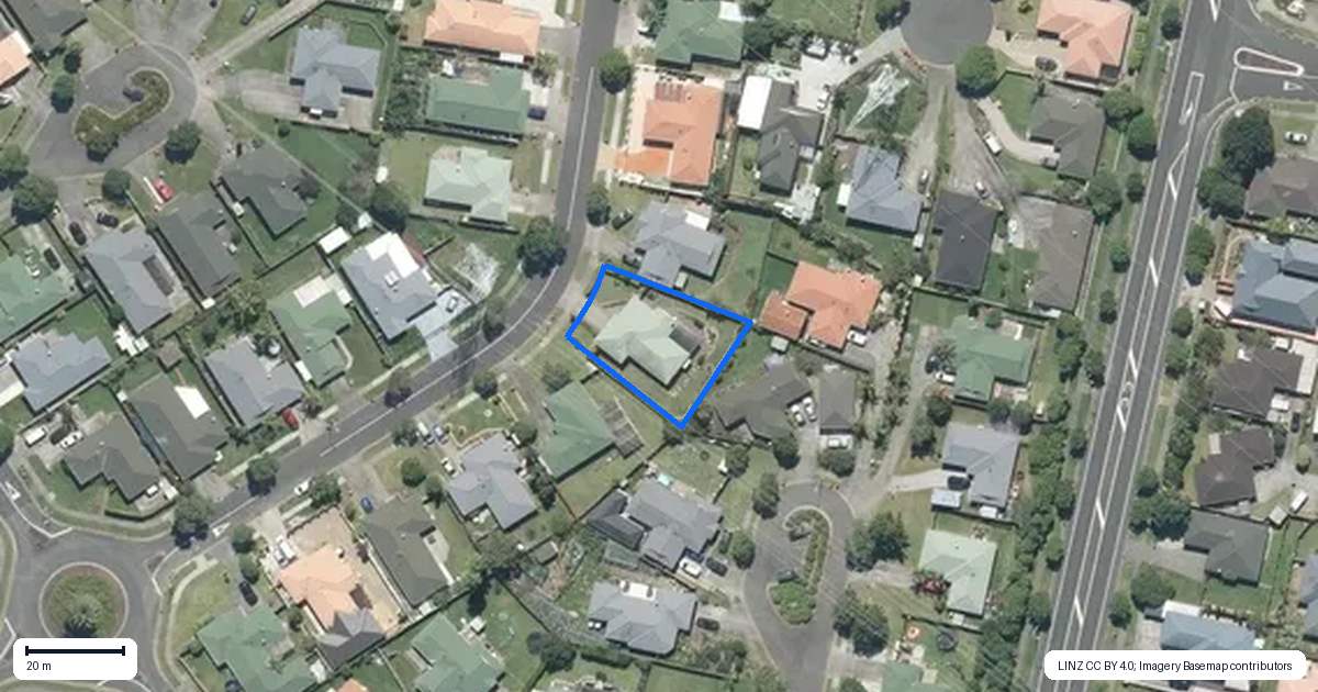 Property context map for 24 Eastland Road, Flat Bush, Auckland