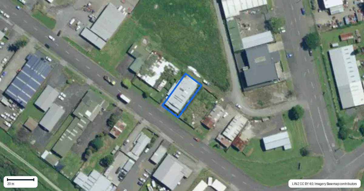 Property context map for 42 Rankin Street, Kaikohe