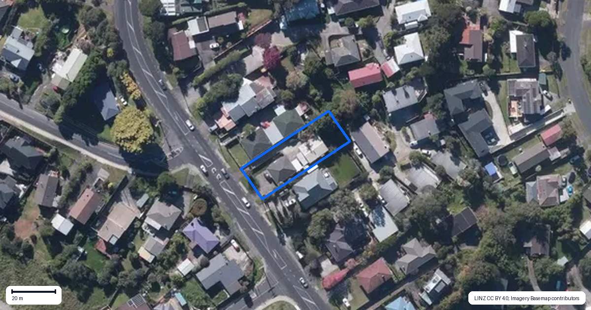 Property context map for 2/191 Don Buck Road, Massey, Auckland
