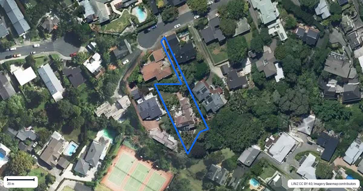 Property context map for 26 Crocus Place, Remuera, Auckland