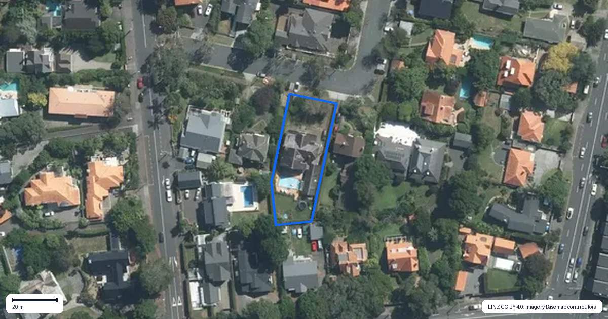 Property context map for 10 Sharpe Road, Epsom, Auckland