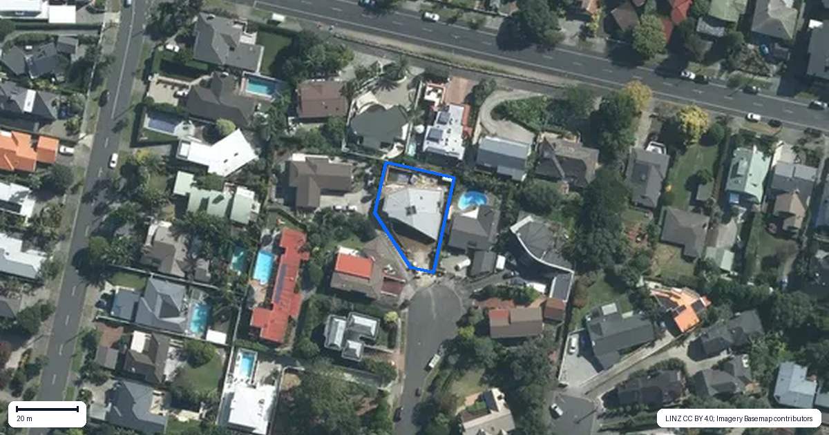 Property context map for 14 Pycroft Place, Saint Heliers, Auckland