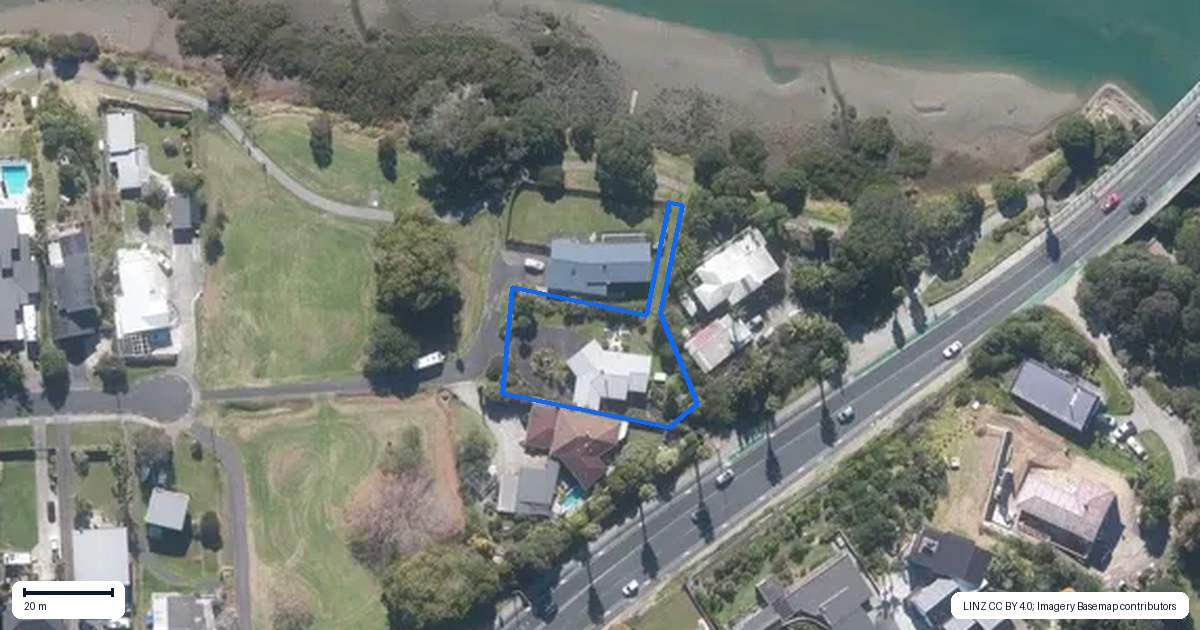 Property context map for 210 Hibiscus Coast Highway, Red Beach, Whangaparaoa