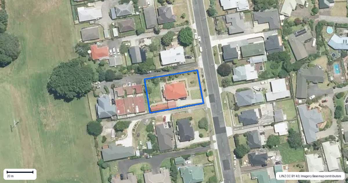 Property context map for 46 Prospect Terrace, Pukekohe