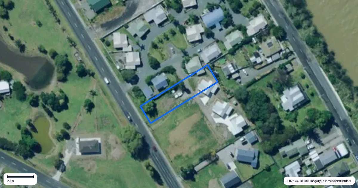 Property context map for 140 Logan Street, Dargaville