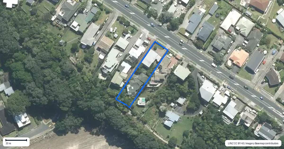 Property context map for 769B Whangaparaoa Road, Manly, Whangaparaoa