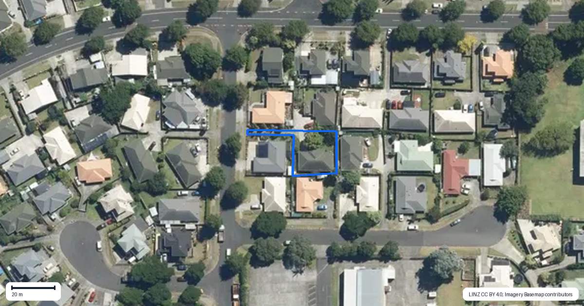 Property context map for 8 Enuamanu Road, Favona, Auckland