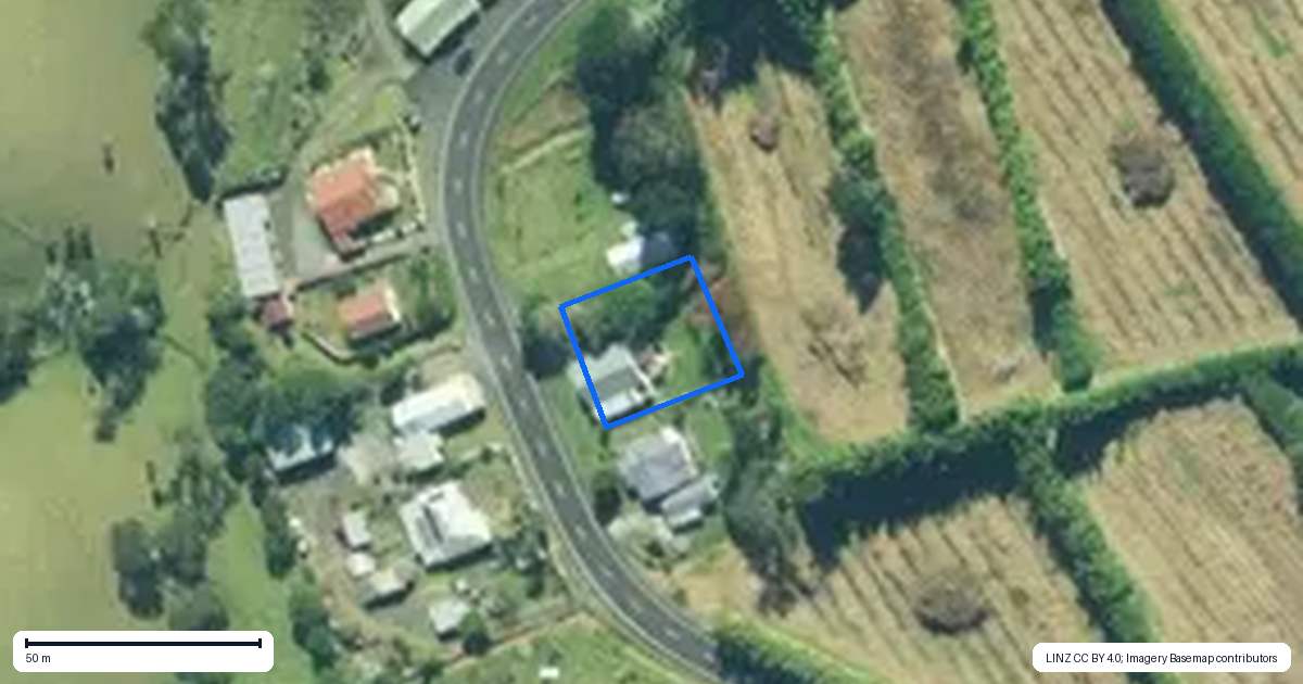 Property context map for 2292 Far North Road, Waiharara, Awanui