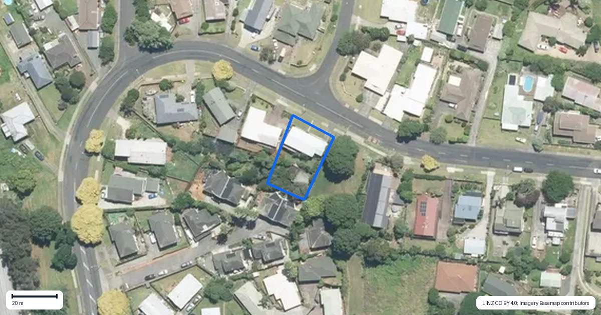 Property context map for 29 Cape Hill Road, Pukekohe